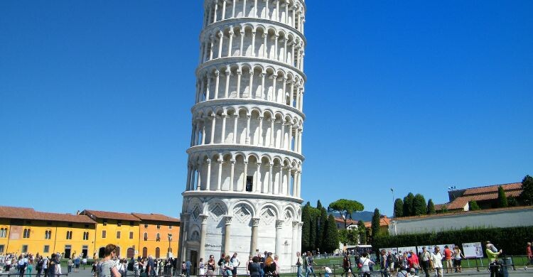 La torre inclinada de Pisa