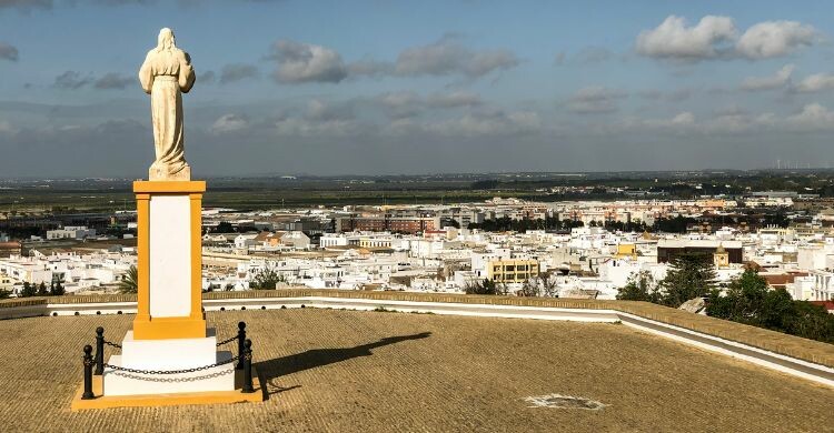 Chiclana de la Frontera desde lo alto de la ermita