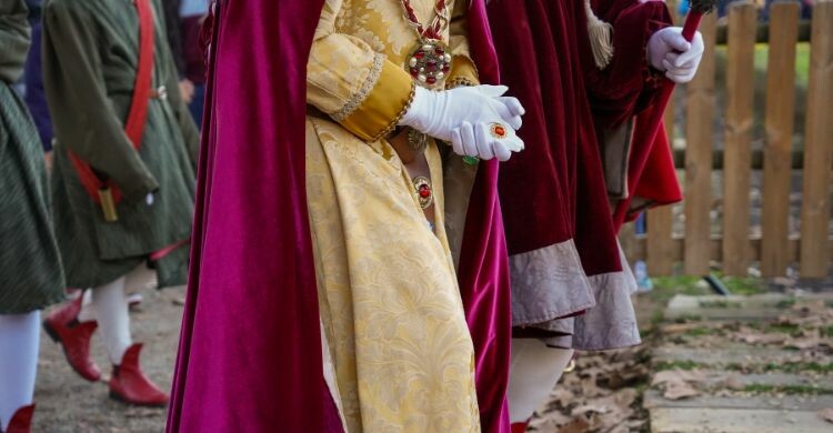 Los Reyes Magos haciendo el recorrido de la cabalgata
