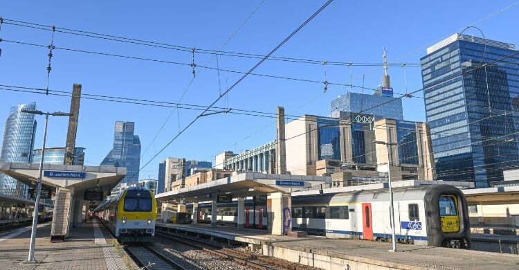 La estación del norte de Bruselas