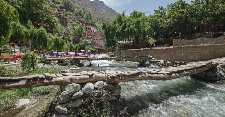 Un poblado en el valle del Ourika