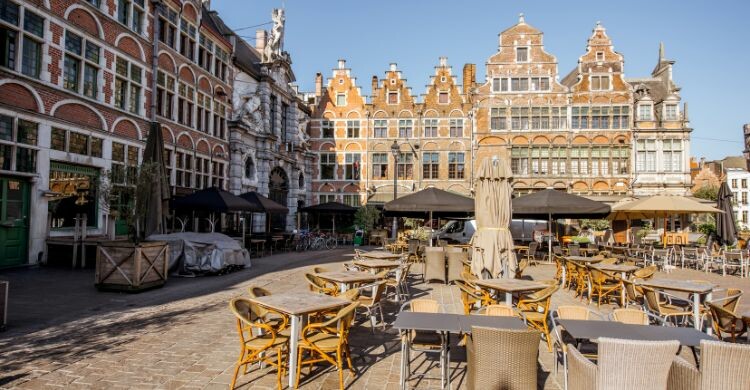 La Korenmarkt de Gante