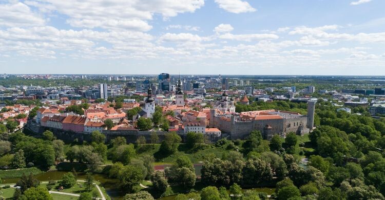Las vistas de Tallin desde la colina (Canva)