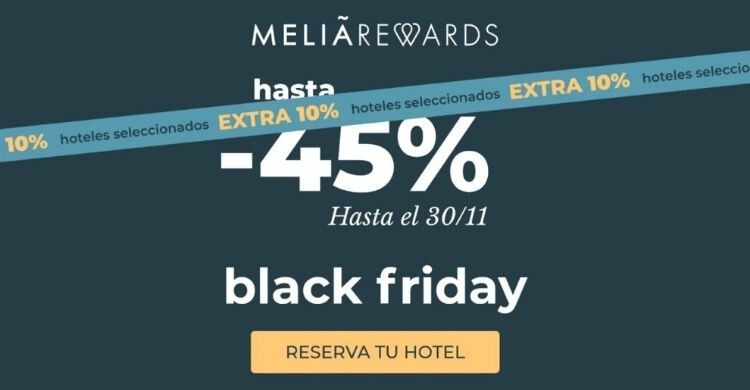 Meliá lanza descuentos con hasta 45% descuento
