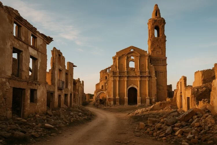 Belchite Viejo: El pueblo fantasma más famoso de España