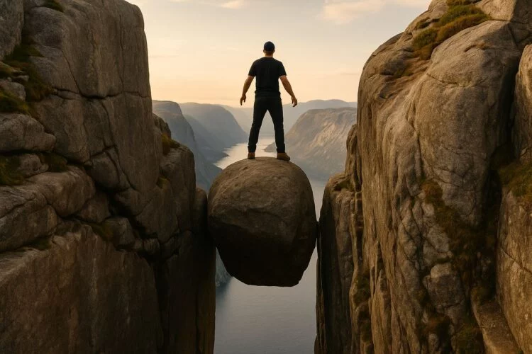 Sigue leyendo Kjeragbolten: La roca colgante de Noruega donde solo los valientes se atreven a hacerse la foto