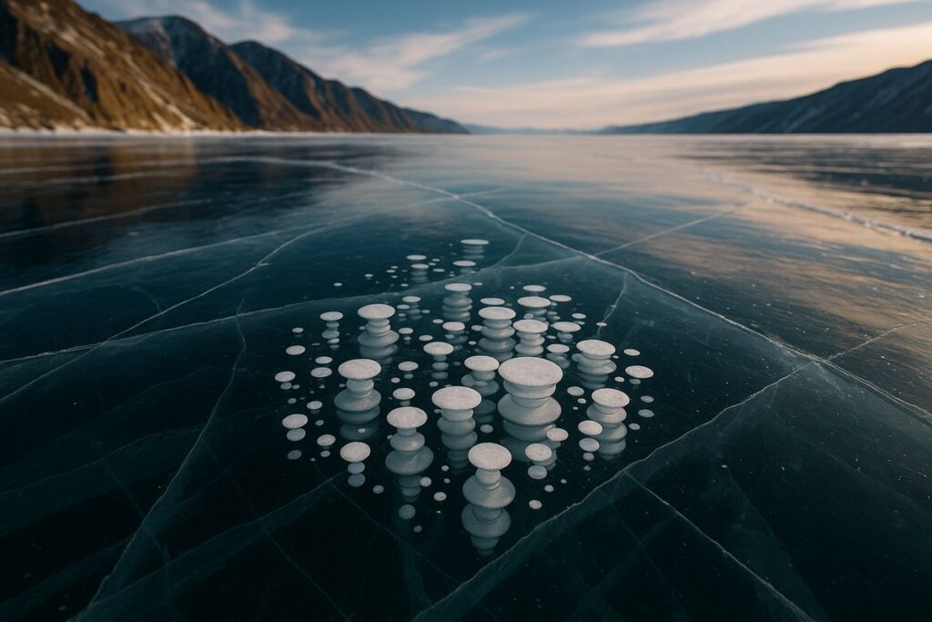 Sigue leyendo Lago Baikal en Siberiaa: El misterio de las burbujas congeladas bajo el hielo