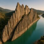 La Muralla de Finestres: La espectacular pared de roca en Huesca que separa las aguas del embalse