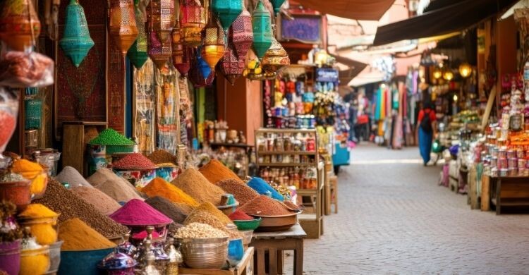 Mercado Marrakech (Adobe Stock)