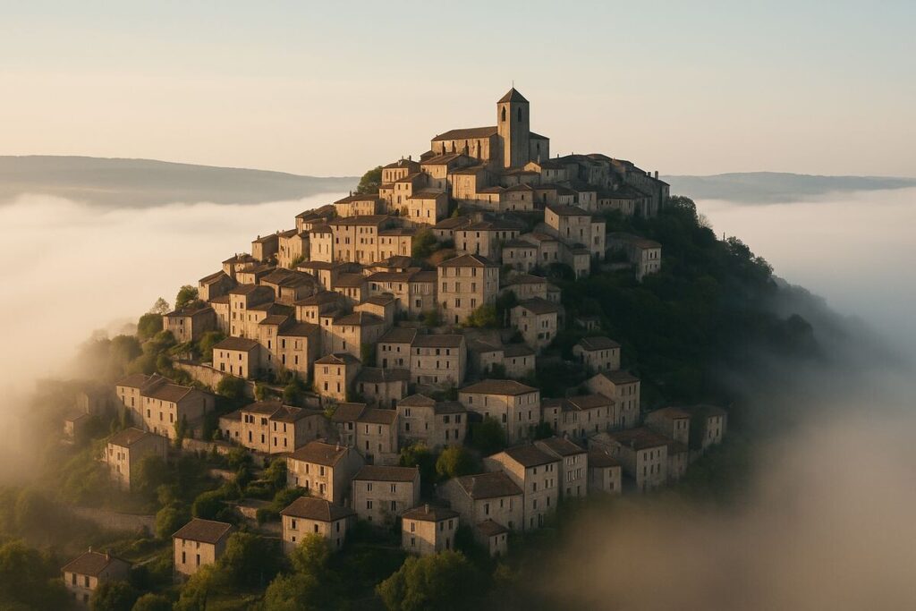 Sigue leyendo Cordes-sur-Ciel: El pueblo medieval del sur de Francia que parece flotar sobre las nubes