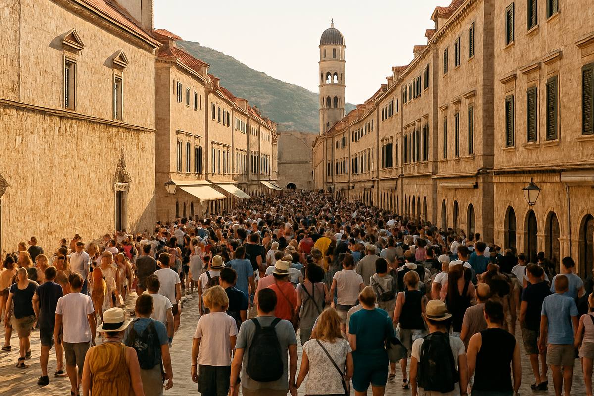 ¿Dubrovnik está realmente saturada de turistas? (evf)